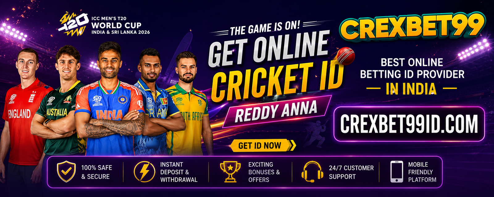 Crexbet99 IPL ID