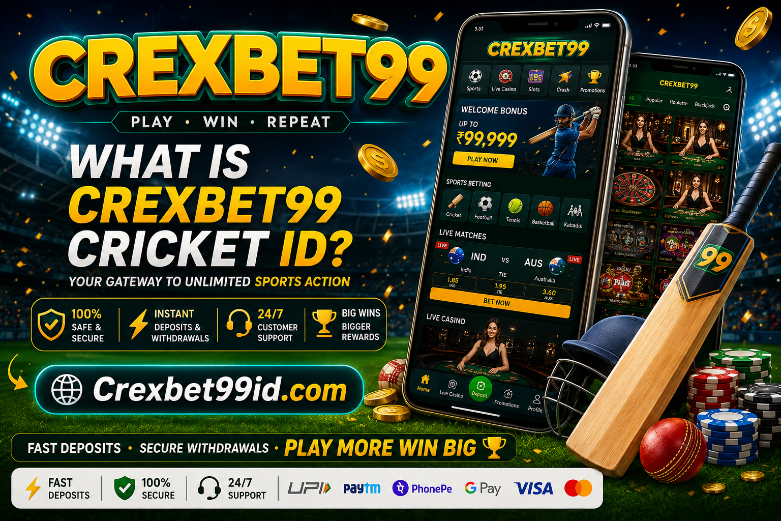What is Crexbet99 ID & How to get an ID