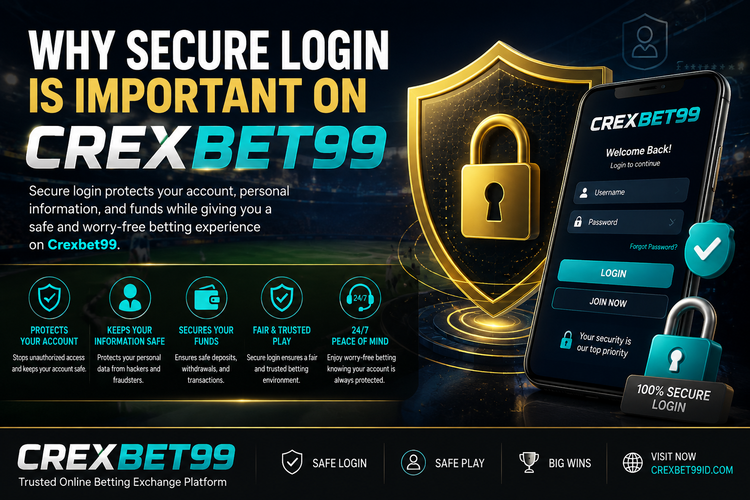Why Secure Login Is Important on Crexbet99