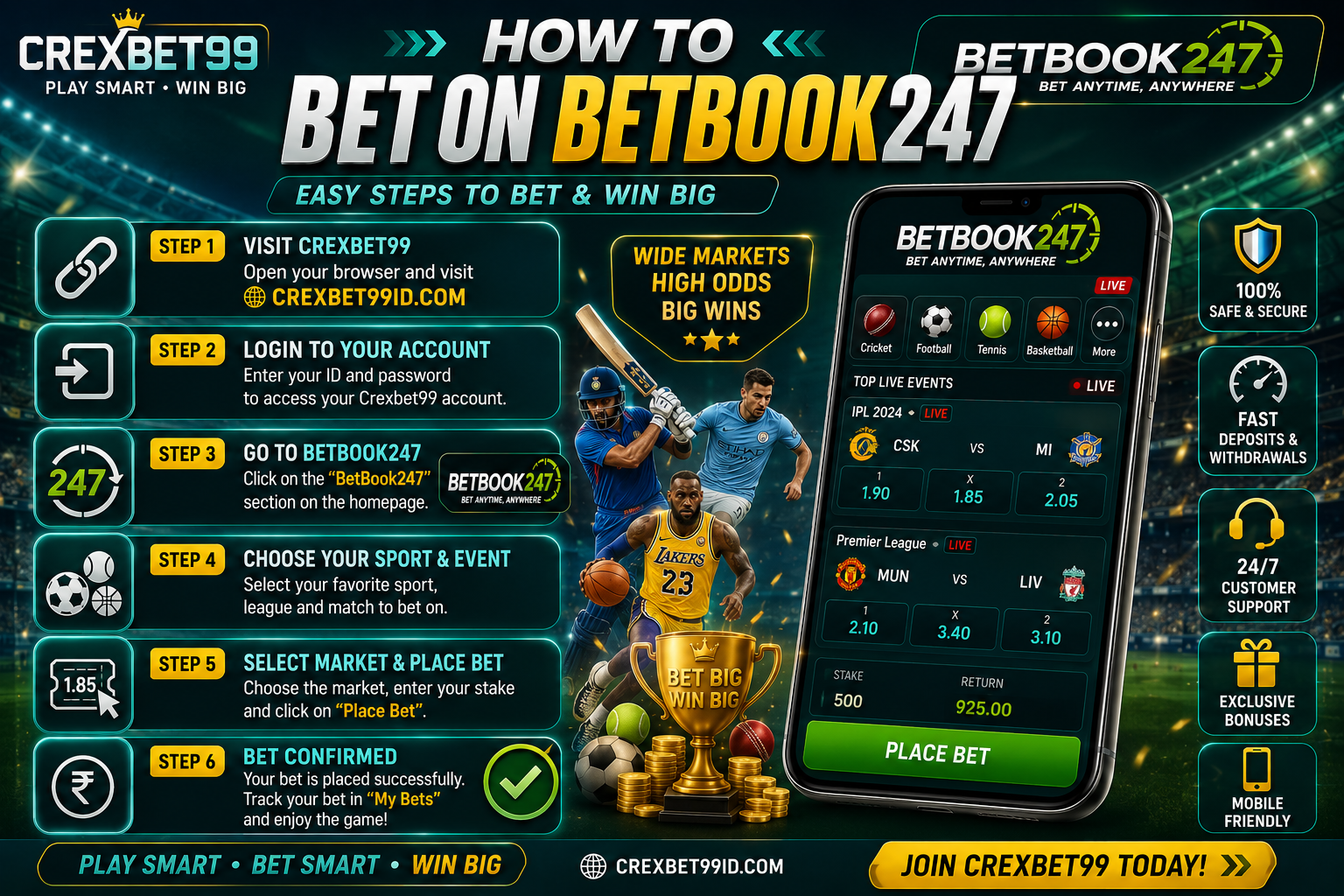 How to Bet on Betbook247