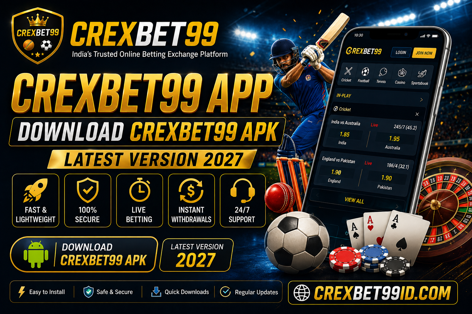 Crexbet99 App – Download Crexbet99 APK (Latest Version 2027)
