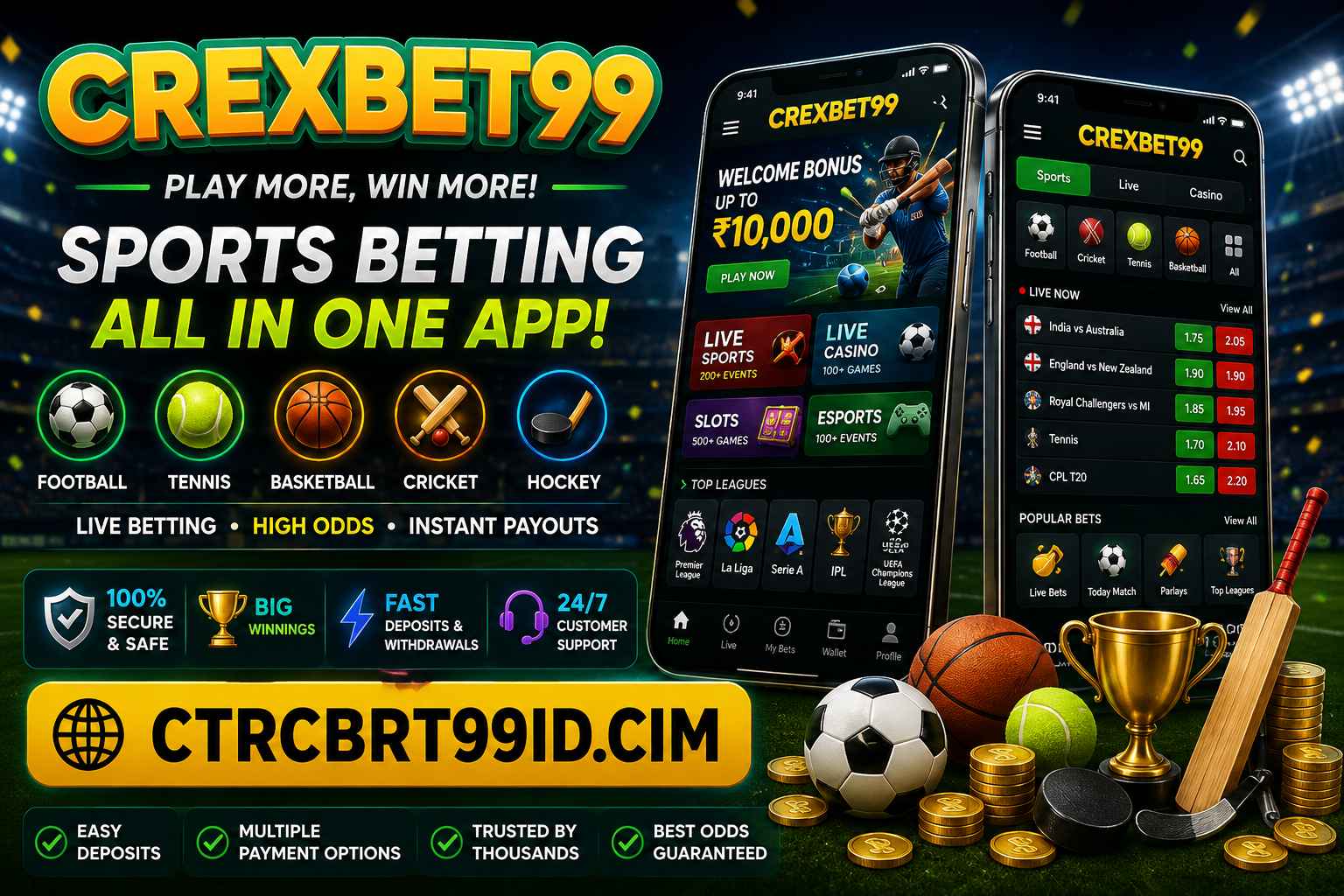 Football, Tennis & Multi-Sport Options