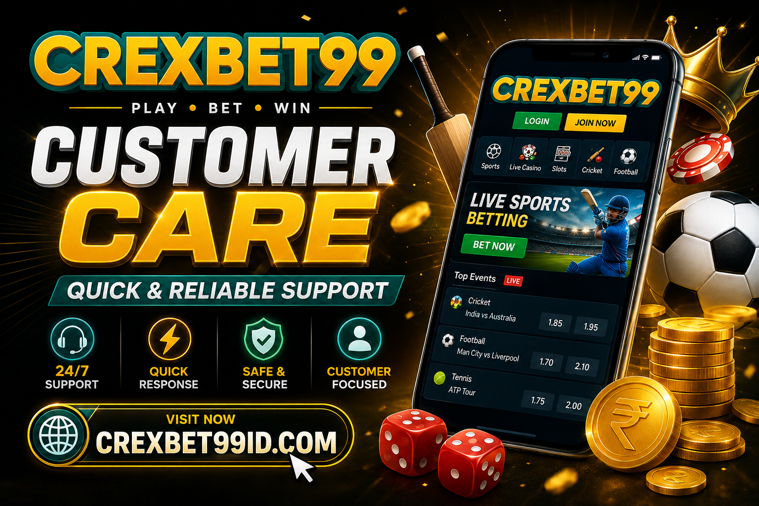 Contact Crexbet99 Customer Support