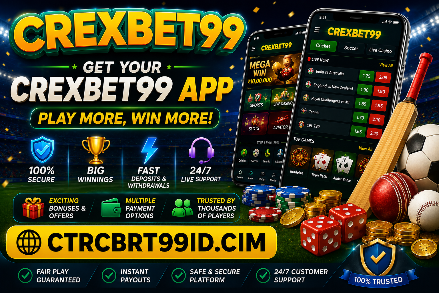 Crexbet99 App
