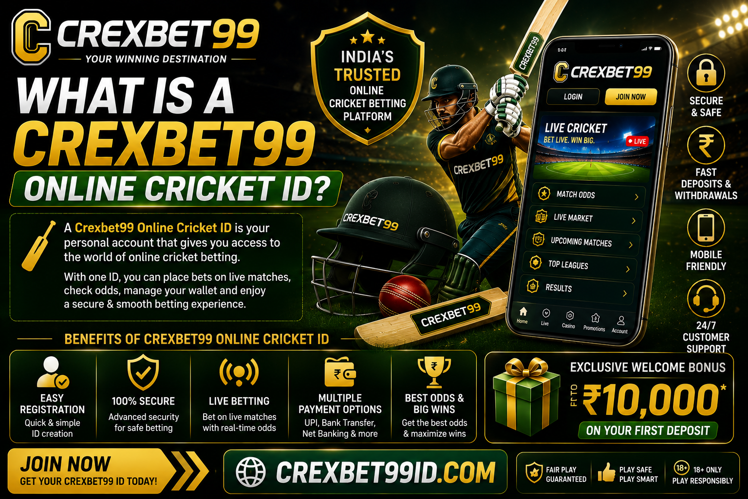 What is a Crexbet99 Online Cricket ID