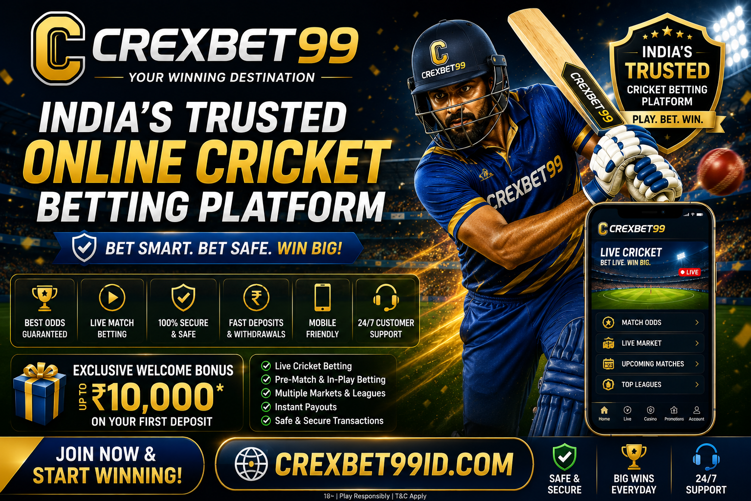 Cricbet99 - India's Trusted Online Cricket Betting Platform