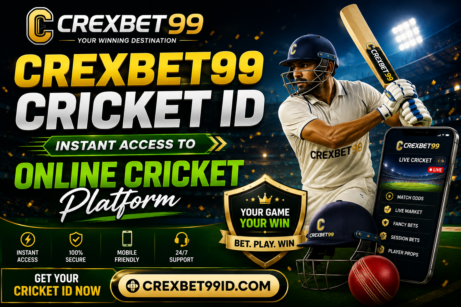 Crexbet99 Cricket ID